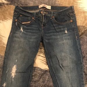 Hollister SoCal stretch skinny jeans.